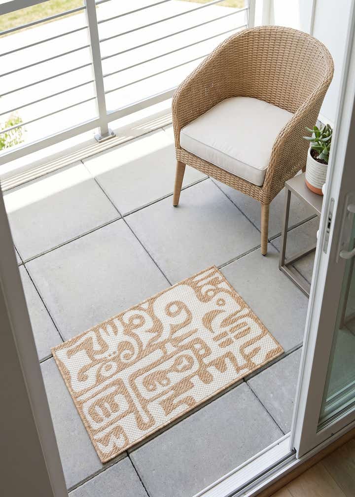 2' x 3' Easy-Clean Modern Indoor / Outdoor Rug
