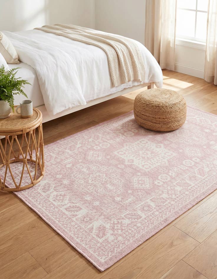 Detail image of 3' x 5' 3 Easy-Clean Aztec Indoor / Outdoor Rug