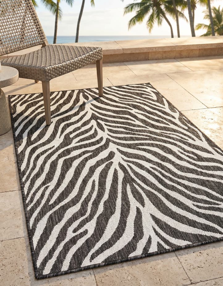 3' x 5' 3 Easy-Clean Safari Indoor / Outdoor...