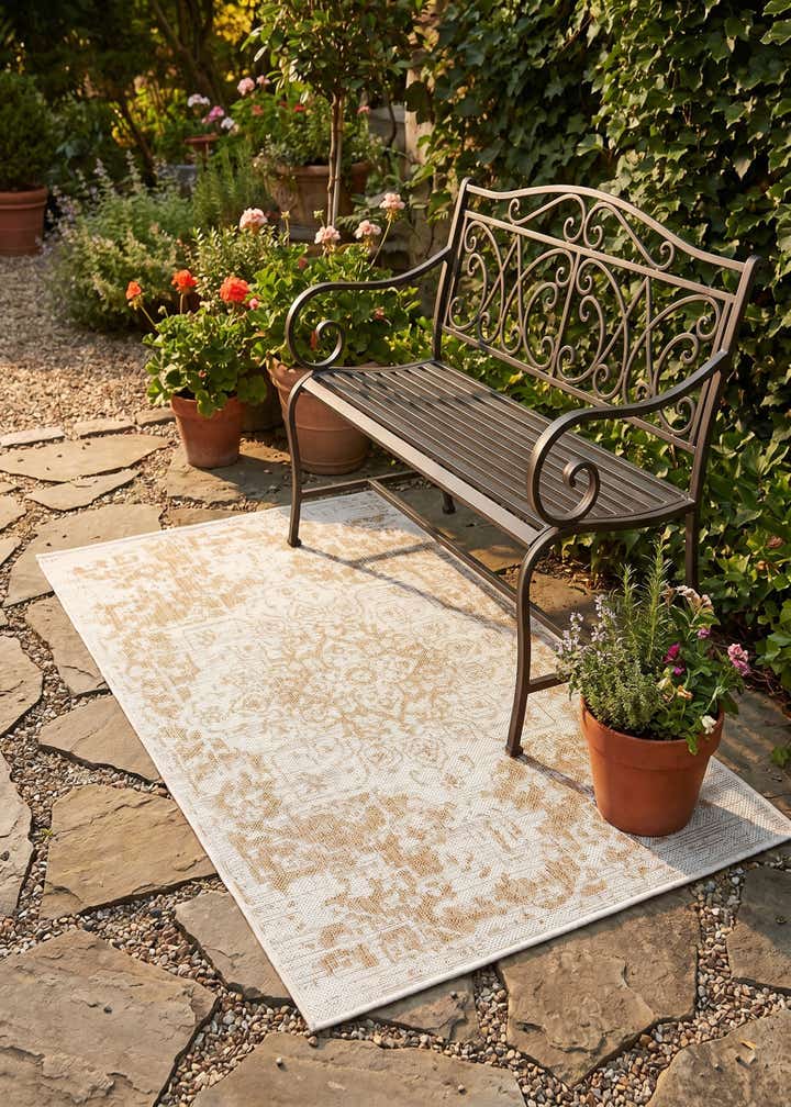 3' x 5' 3 Easy-Clean Jill Zarin Dubai Indoor / Outdoor Rug