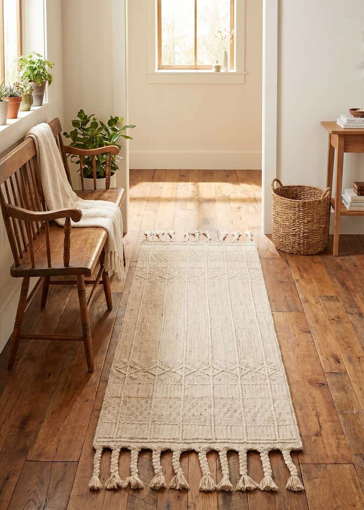 2' 2 x 5' 1 Easy-Clean Eco Bohemian Indoor / Outdoor Runner Rug