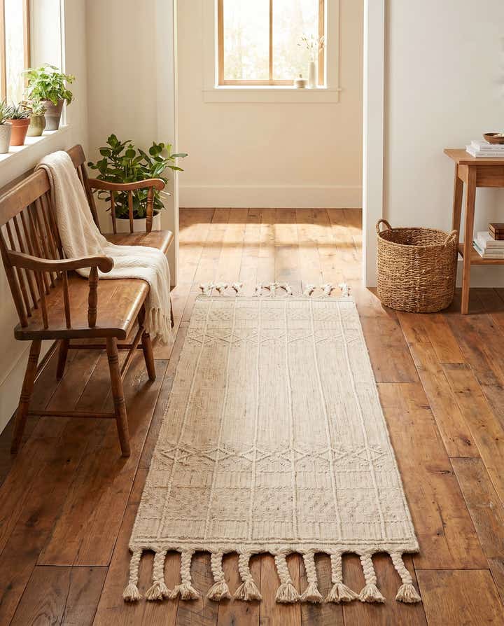 2' 2 x 5' 1 Easy-Clean Eco Bohemian Indoor / Outdoor Runner Rug