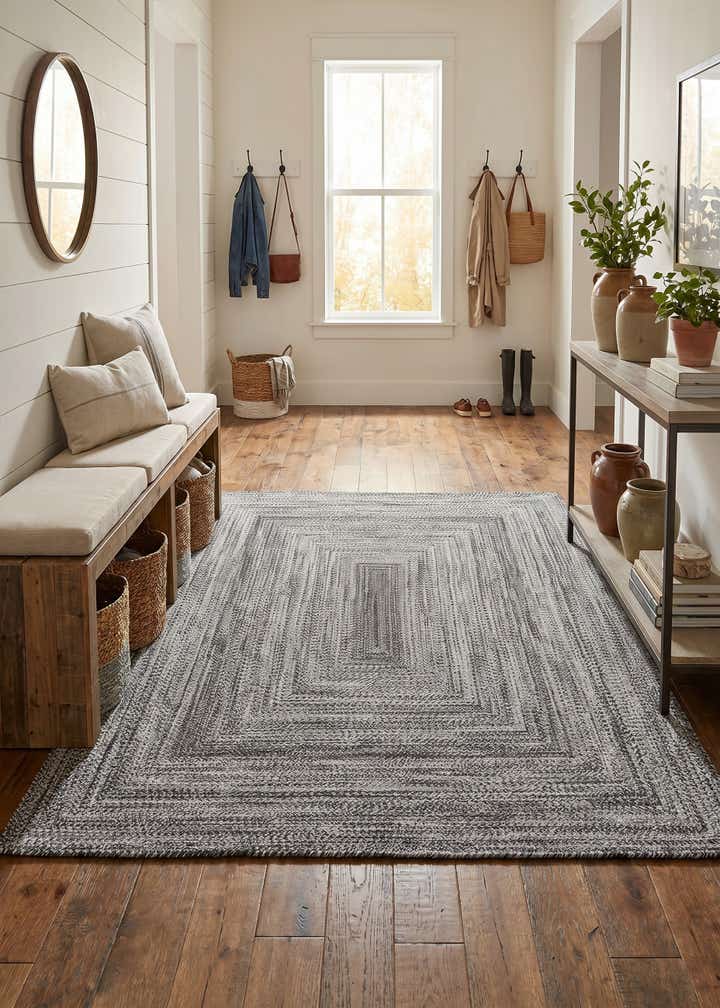 7' 10 x 10' Easy-Clean Eco Verse Washable Indoor / Outdoor Rug