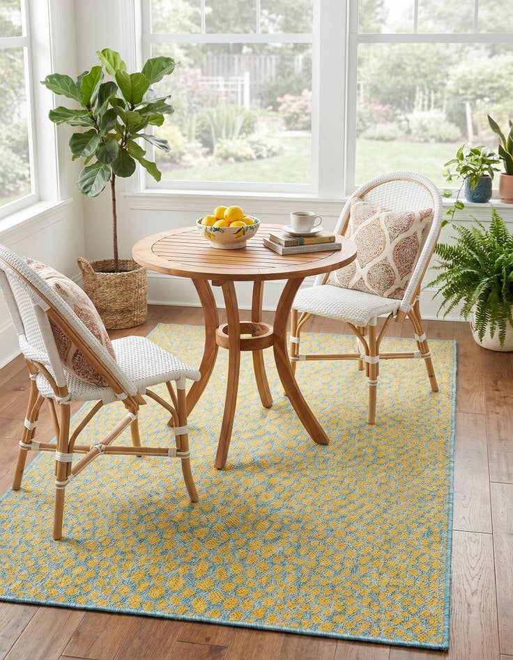 Detail image of 3' x 5' 3 Easy-Clean Jill Zarin Cape Town Indoor / Outdoor Rug