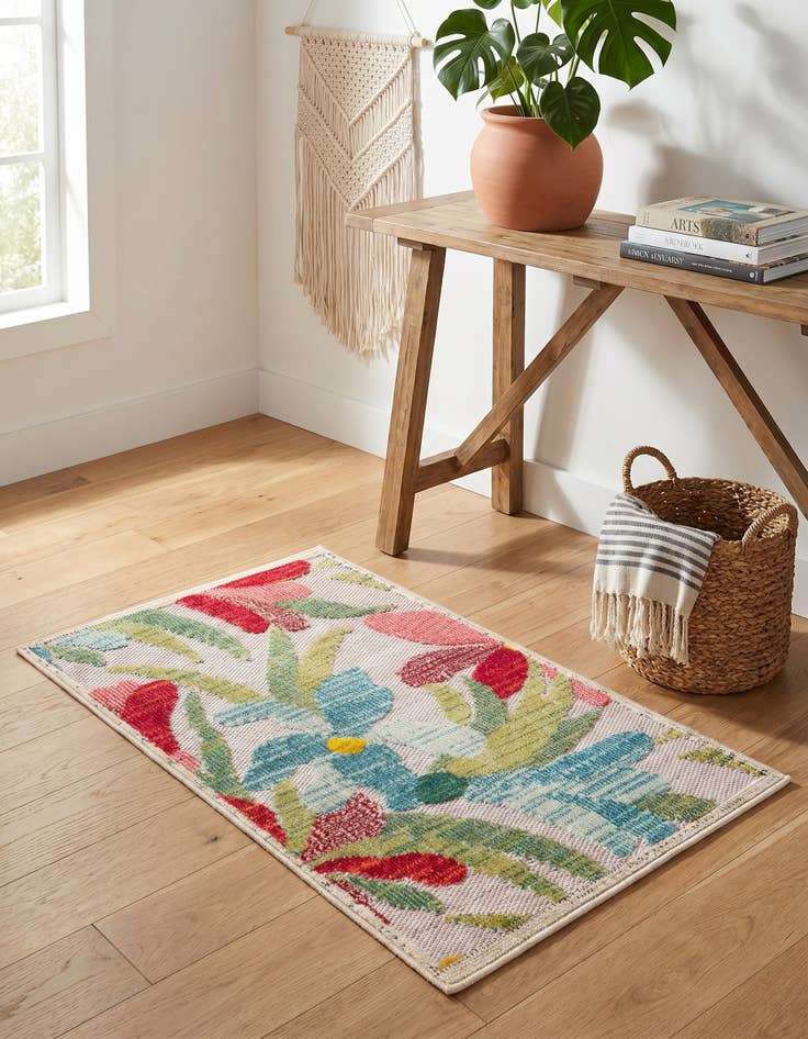 Detail image of 2' x 3' Easy-Clean Casablanca Indoor / Outdoor Rug