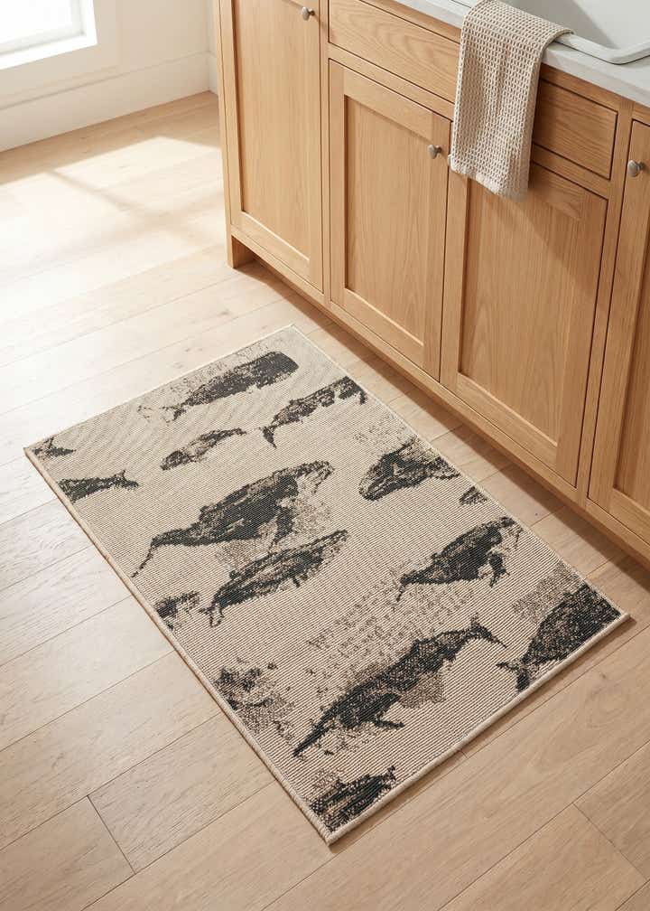 2' x 3' Easy-Clean Coastal Indoor / Outdoor Rug