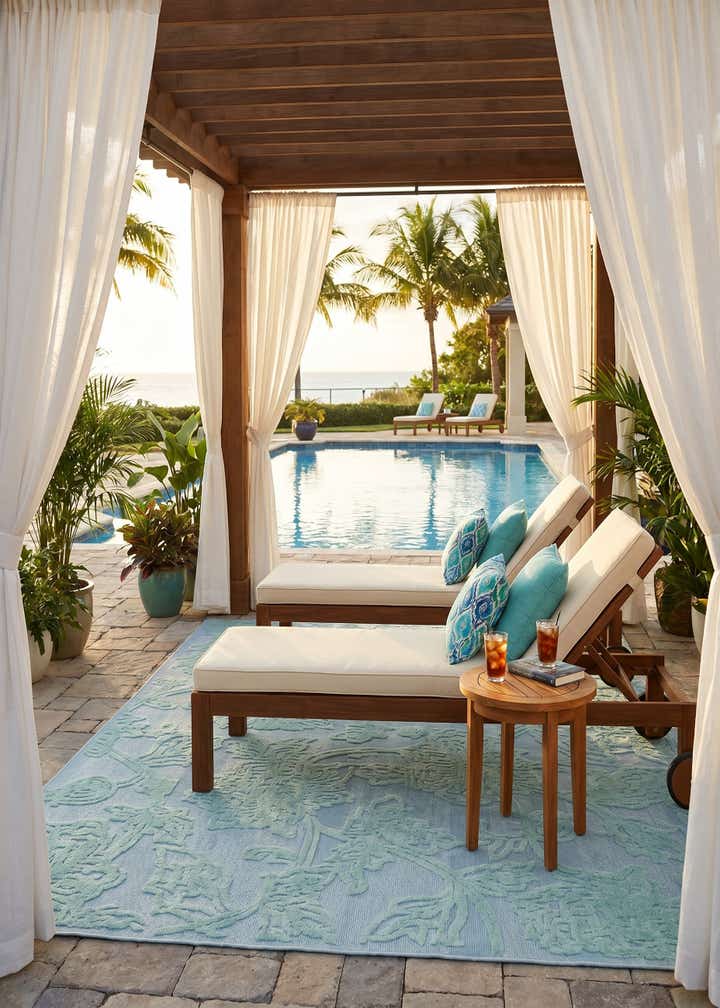 7' x 10' Easy-Clean Aruba Indoor / Outdoor Rug