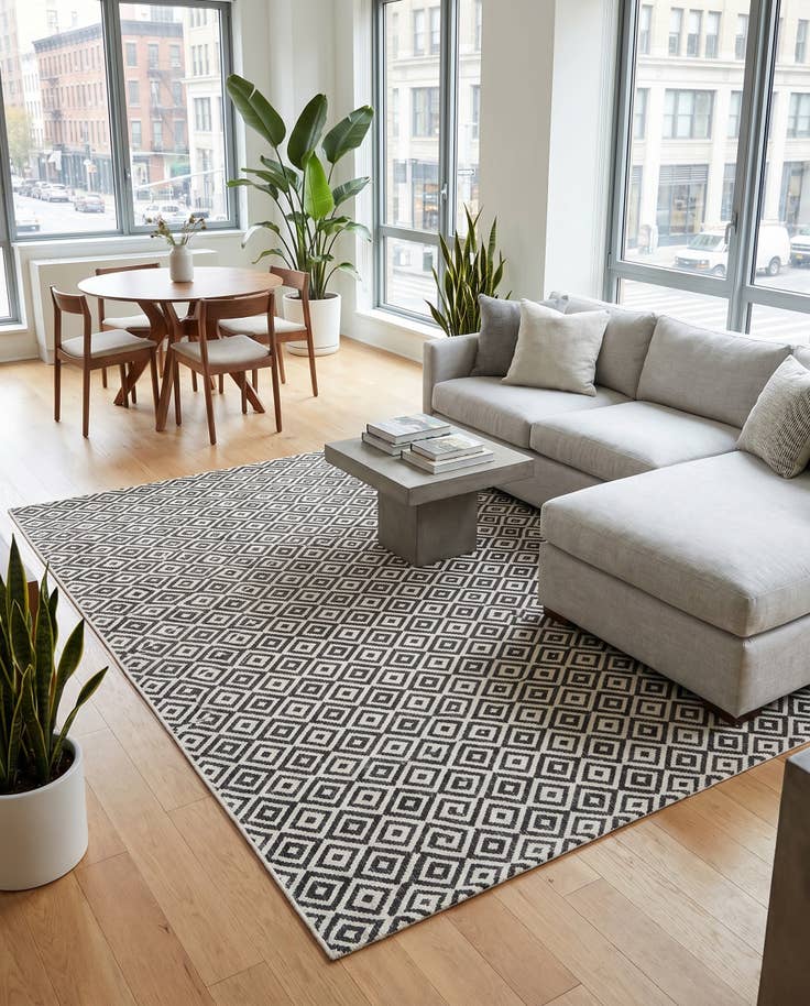 Detail image of 7' 10 x 11' Easy-Clean Jill Zarin Costa Rica Indoor / Outdoor Rug