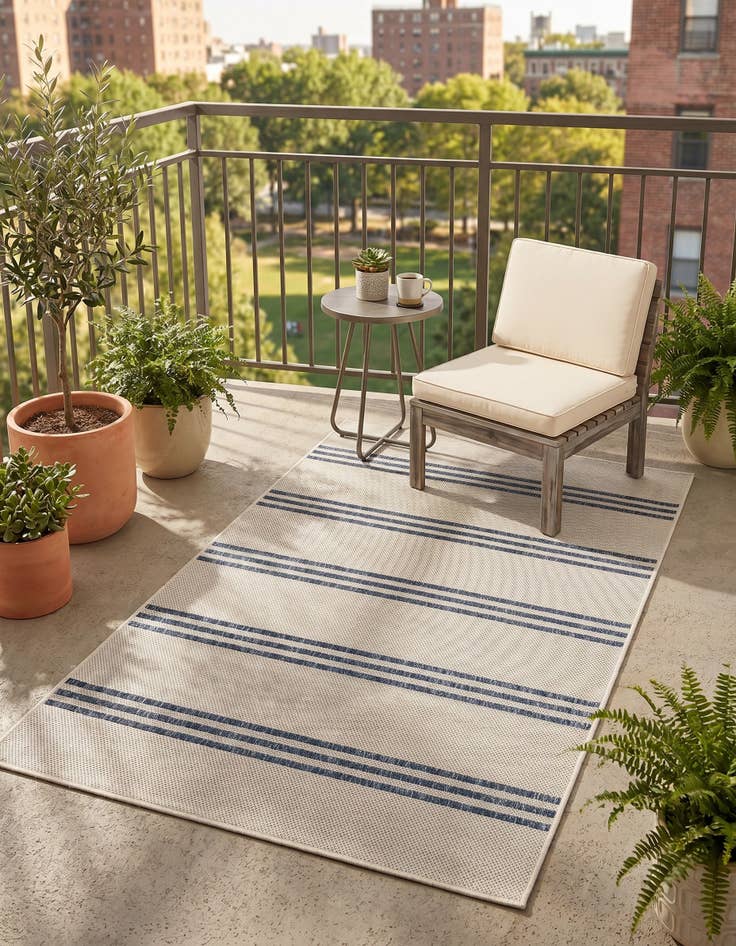 Detail image of 3' x 5' 3 Easy-Clean Jill Zarin Anguilla Indoor / Outdoor Rug