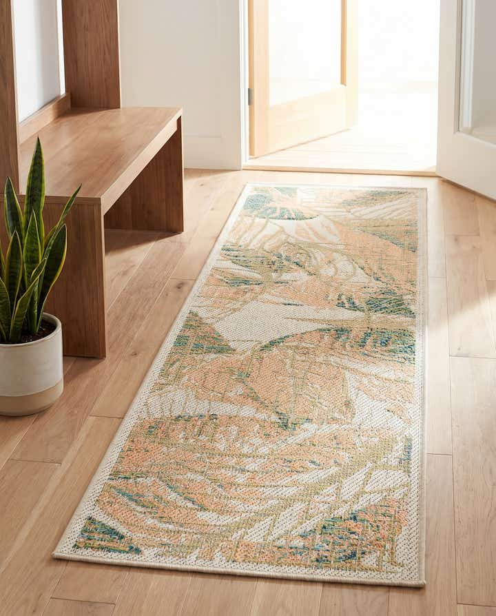 2' x 6' Easy-Clean Baja Indoor / Outdoor Runner Rug