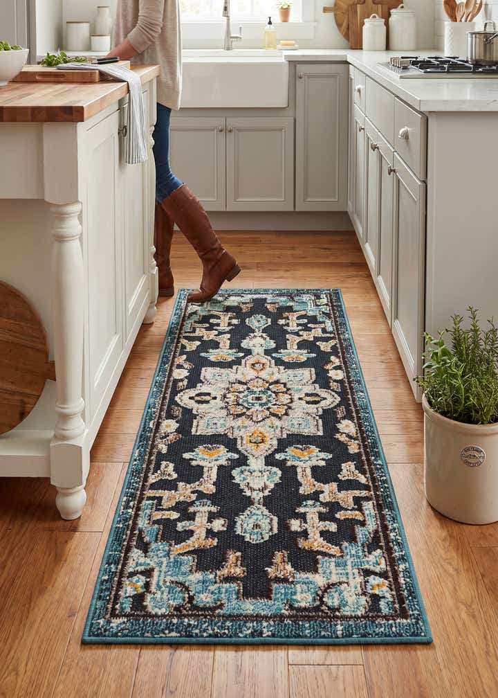 2' x 5' Easy-Clean Casablanca Indoor / Outdoor Runner Rug