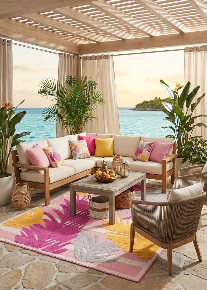 7' x 10' Easy-Clean Aruba Indoor / Outdoor Rug