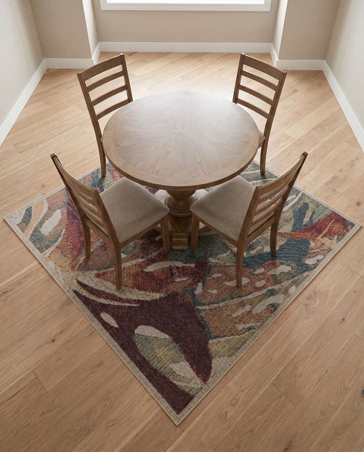 6' x 6' Easy-Clean Baja Indoor / Outdoor Square Rug