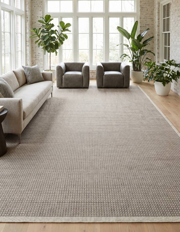 Detail image of 10' x 14' Easy-Clean Border Indoor / Outdoor Rug