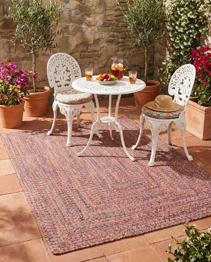4' 1 x 6' 1 Easy-Clean Eco Verse Washable Indoor / Outdoor Rug
