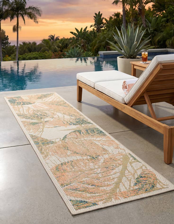 Detail image of 2' x 6' Easy-Clean Baja Indoor / Outdoor Runner Rug