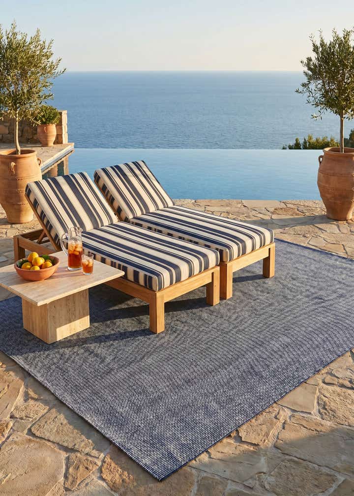 9' x 12' Easy-Clean Jill Zarin Palm Springs Indoor / Outdoor Rug