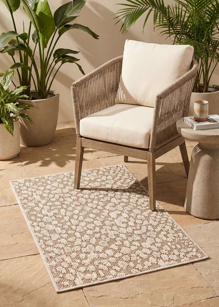 2' x 3' 1 Easy-Clean Safari Indoor / Outdoor Rug