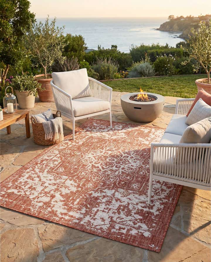4' x 6' Easy-Clean Jill Zarin Dubai Indoor / Outdoor Rug