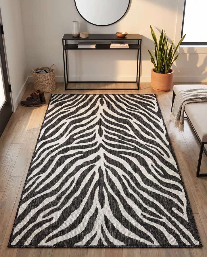 3' x 5' 3 Easy-Clean Safari Indoor / Outdoor Rug