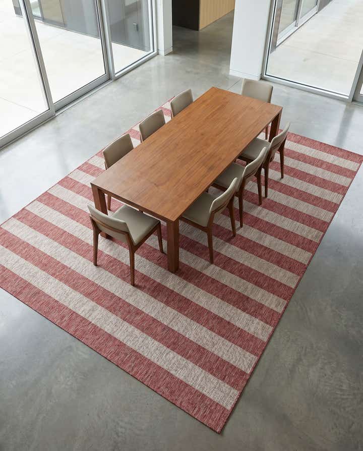 9' x 12' Easy-Clean Ribbon Indoor / Outdoor Rug
