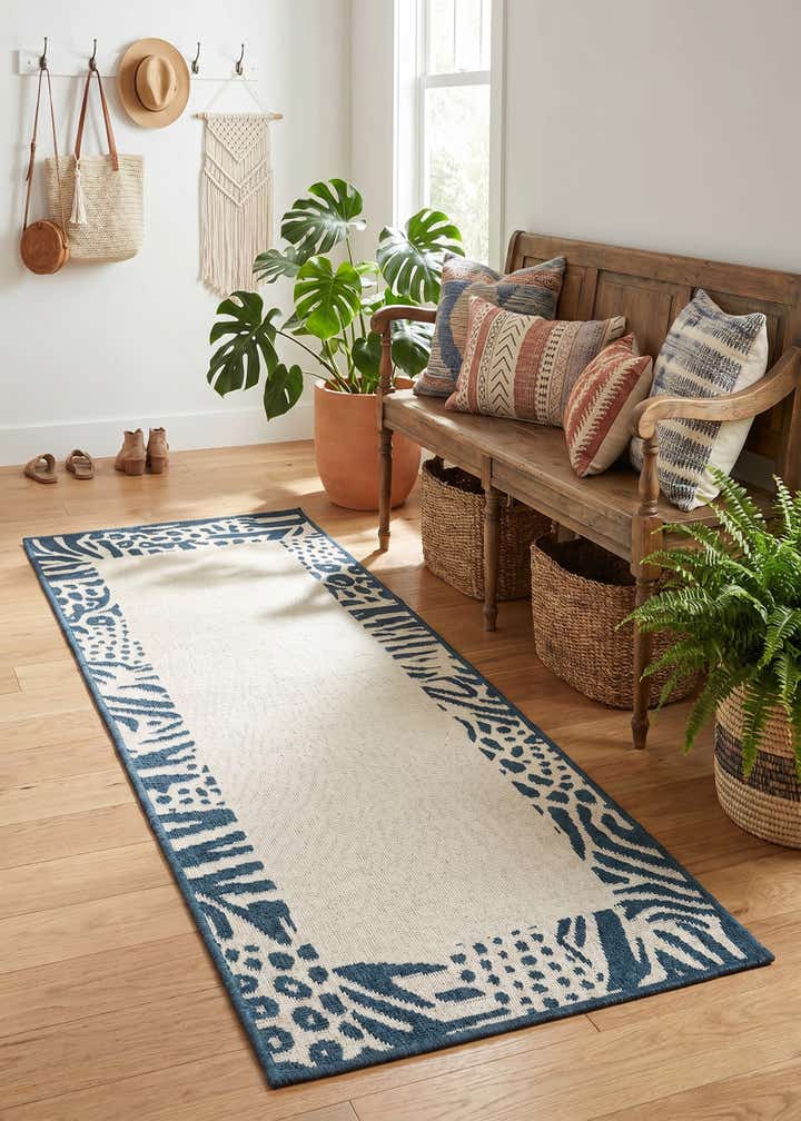 2' x 5' Easy-Clean Safari Indoor / Outdoor Runner Rug