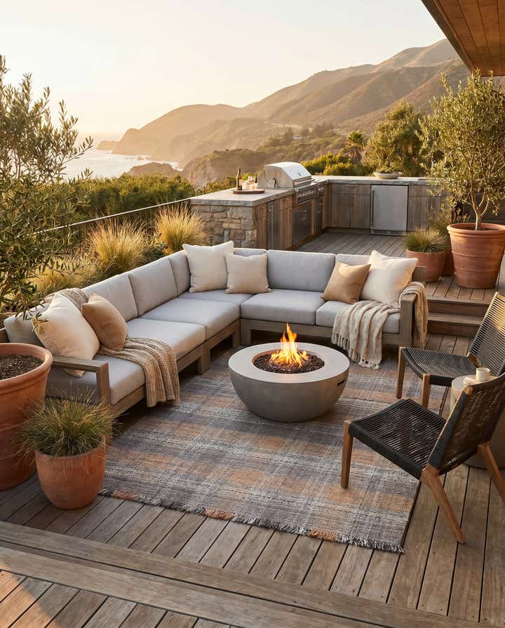 7' 10 x 10' Easy-Clean Eco Plaid Washable Indoor / Outdoor Rug