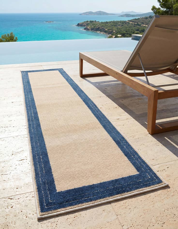 Detail image of 2' x 10' Easy-Clean Aruba Indoor / Outdoor Runner Rug