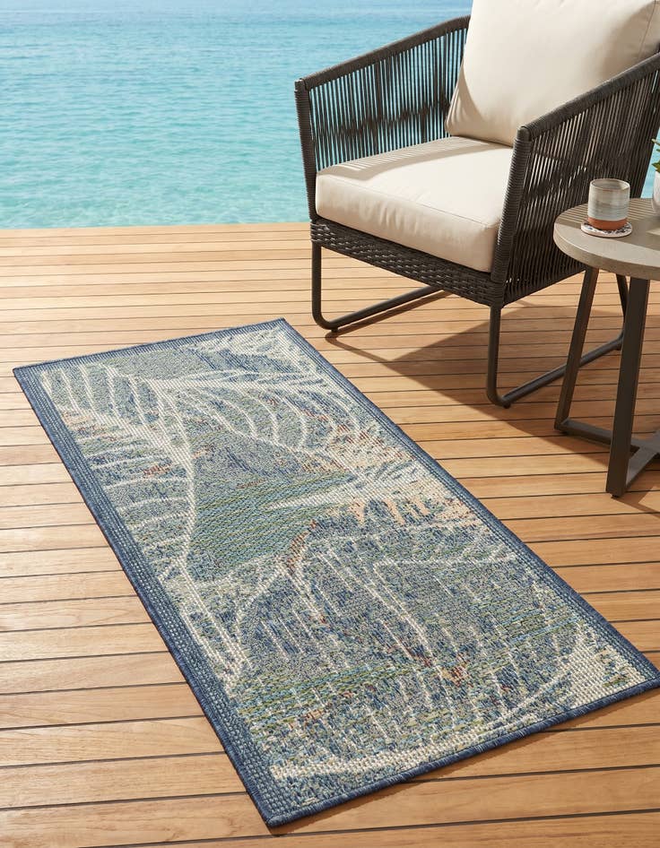 Detail image of 2' x 4' Easy-Clean Baja Indoor / Outdoor Runner Rug