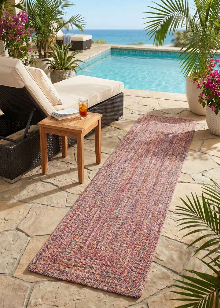 2' x 8' Easy-Clean Eco Verse Washable Indoor / Outdoor Runner Rug