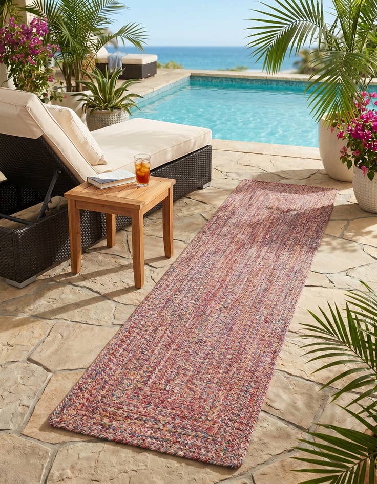 Detail image of 2' x 8' Easy-Clean Eco Verse Washable Indoor / Outdoor Runner Rug