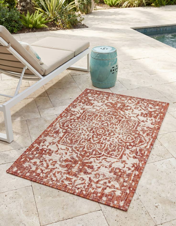 Detail image of 2' x 3' Easy-Clean Jill Zarin Dubai Indoor / Outdoor Rug
