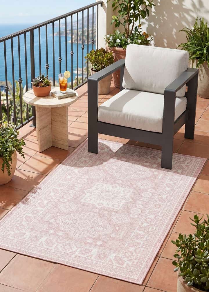 3' x 5' 3 Easy-Clean Aztec Indoor / Outdoor Rug