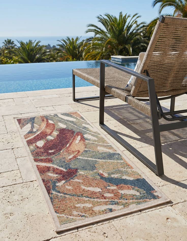Detail image of 2' x 4' Easy-Clean Baja Indoor / Outdoor Runner Rug