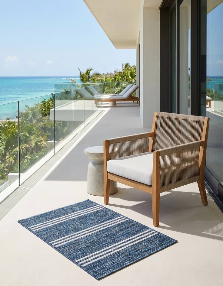 Detail image of 2' x 3' Easy-Clean Jill Zarin Anguilla Indoor / Outdoor Rug
