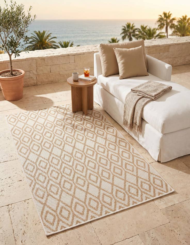 Detail image of 3' x 5' 3 Easy-Clean Jill Zarin Costa Rica Indoor / Outdoor Rug
