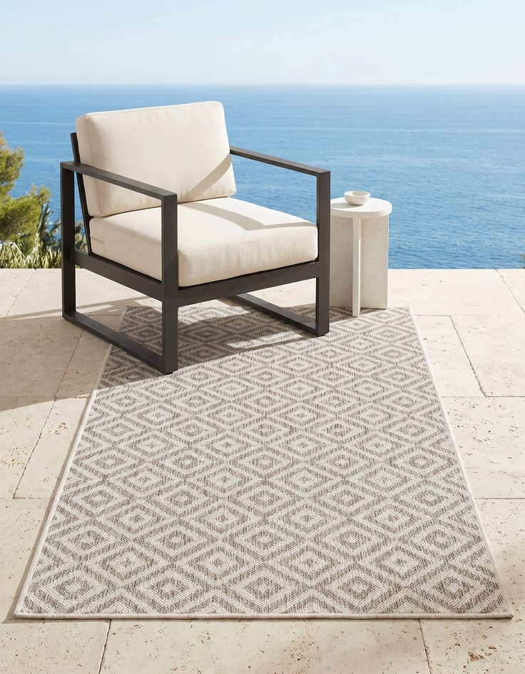Detail image of 3' x 5' 3 Easy-Clean Jill Zarin Costa Rica Indoor / Outdoor Rug