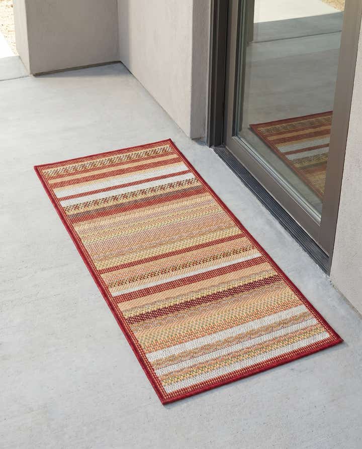 2' x 4' Easy-Clean Baja Indoor / Outdoor Runner Rug