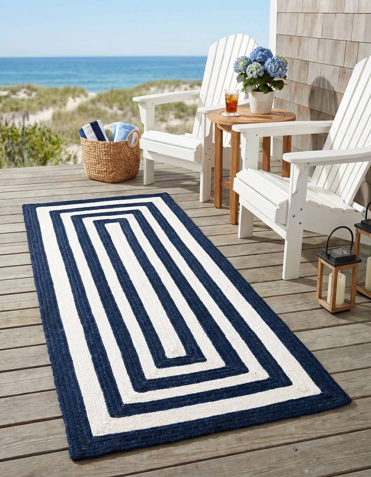 Detail image of 2' x 4' 1 Easy-Clean Eco Verse Washable Indoor / Outdoor Runner Rug