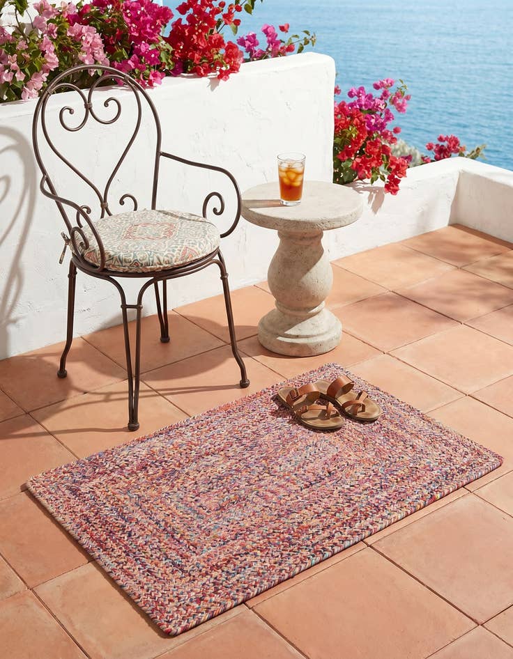 Detail image of 2' 2 x 3' 1 Easy-Clean Eco Verse Washable Indoor / Outdoor Rug