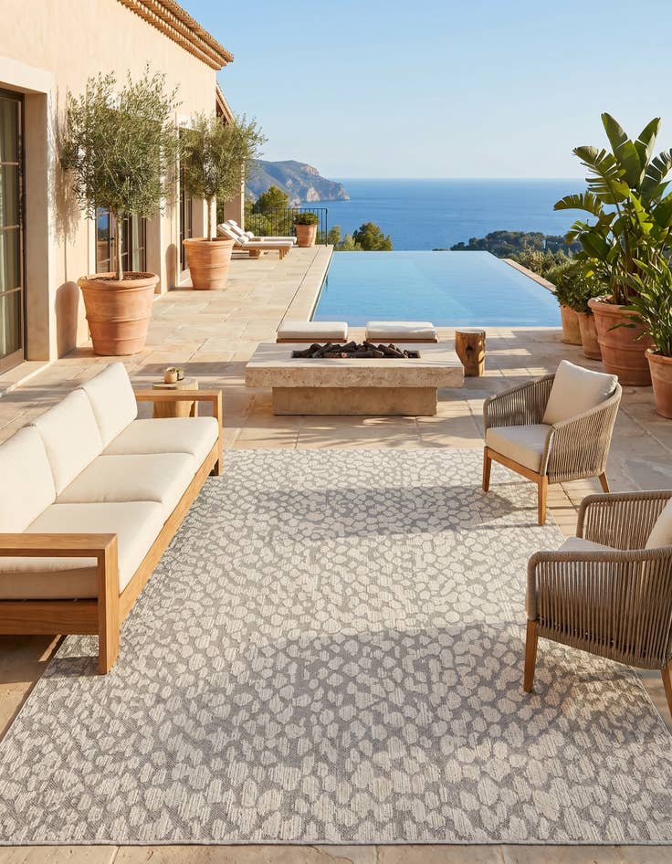 Detail image of 10' x 14' 1 Easy-Clean Safari Indoor / Outdoor Rug