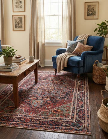 5' x 8' Washable Timeless Rug