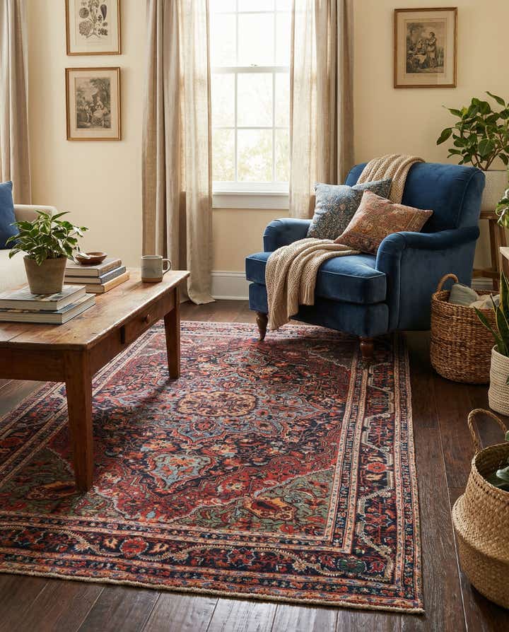 5' x 8' Washable Timeless Rug