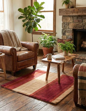 2' 4 x 2' 6 Hand Woven Pillow Wool Square Rug