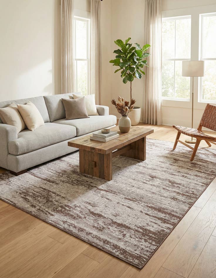 Detail image of  9' x 12'  Washable Modern Indoor / Outdoor Rug