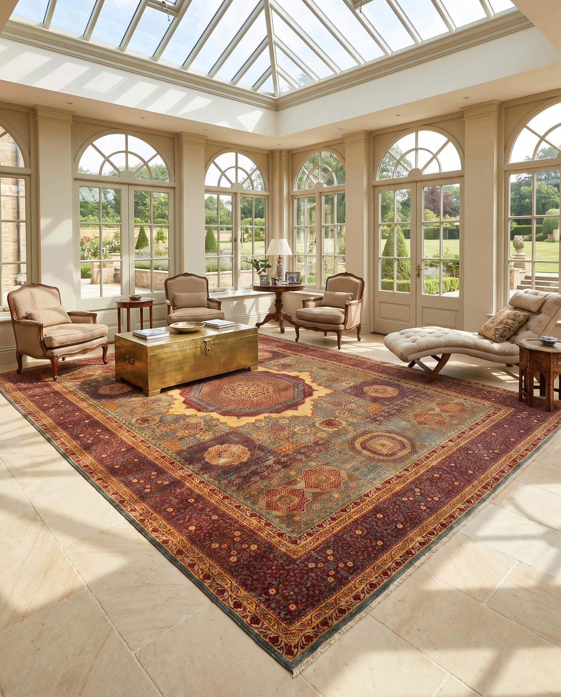 11' 10 x 15' 8 Amina Wool Rug
