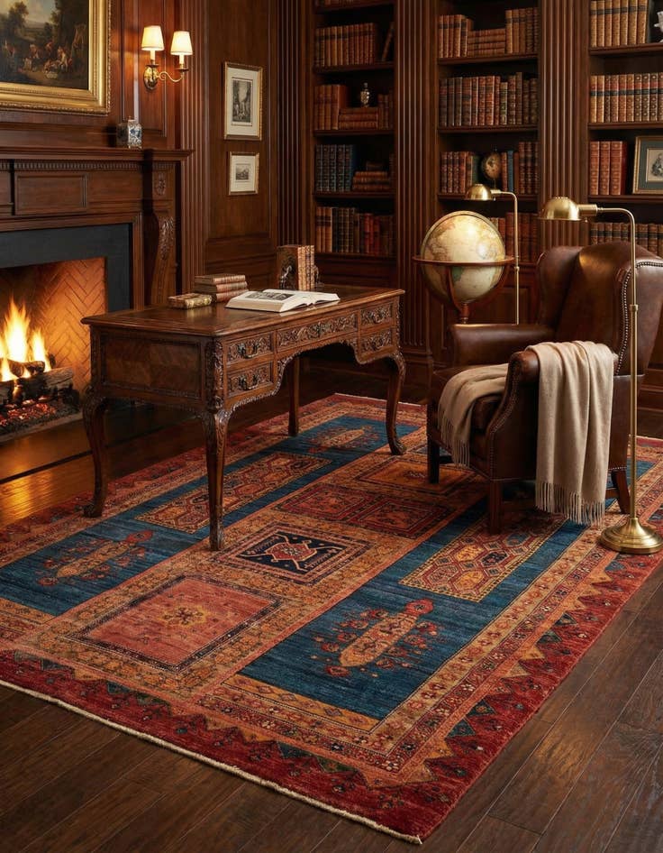 Detail image of 6' 8 x 10' 3 Kashkuli Rug