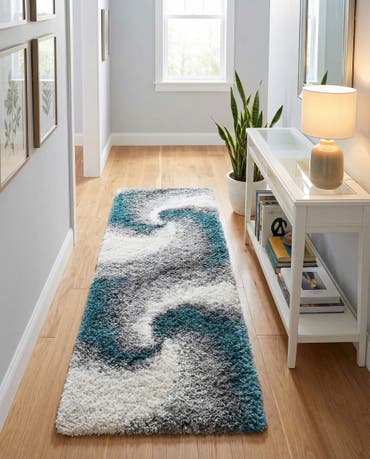  2' x 6' 7 Soft Touch Shag Runner Rug