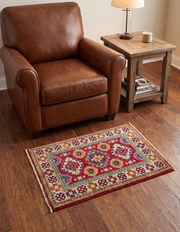 2' x 2' 11 Hand Knotted Kazak Rug