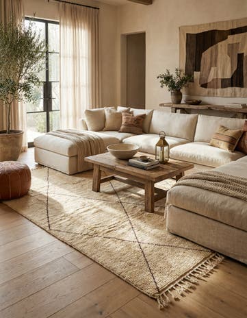 6' 6 x 9' 6 Berber Rug